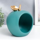 Сувенир полистоун подставка "Зелёное яблоко" 20,5х16х18 см - фото 21567014