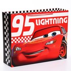 Пакет ламинированный горизонтальный, 50 х 40 х 15 см «Молния», Тачки - фото 63568361