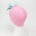 Шапка (чалма) для девочки, цвет розовый, размер 44-47 (9-18 мес) - Фото 2