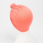 Тюрбан для девочки, цвет светло-коралловый, размер 44-47 см - фото 41437082