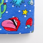 Шапка для девочки, цвет темно-голубой, размер 47-50 см 7769951