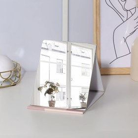 

Зеркало настольное, зеркальная поверхность 15 × 18,5 см, рисунок МИКС