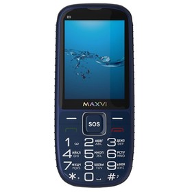 Сотовый телефон MAXVI  B9, 2", TFT, microSD, 2sim, BT3.0, 1600мАч, синий