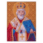 Алмазная мозаика «Святого Николая Чудотворца» 20 × 27 см, 34 цв. + наклейка - фото 321641393