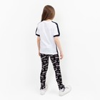 Футболка для девочки, цвет белый, рост 134 см - Фото 5