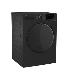 Стиральная машина Beko WSPE7H616A, класс А, 1200 об/мин, до 7.5 кг, чёрная