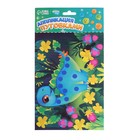 Аппликация пуговками «Динозаврик в джунглях» + клейкая лента - Фото 2