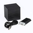 Часы - будильник электронные "Цифра" настольные с термометром, деревянные, 6.5 см, ААА, USB - Фото 4