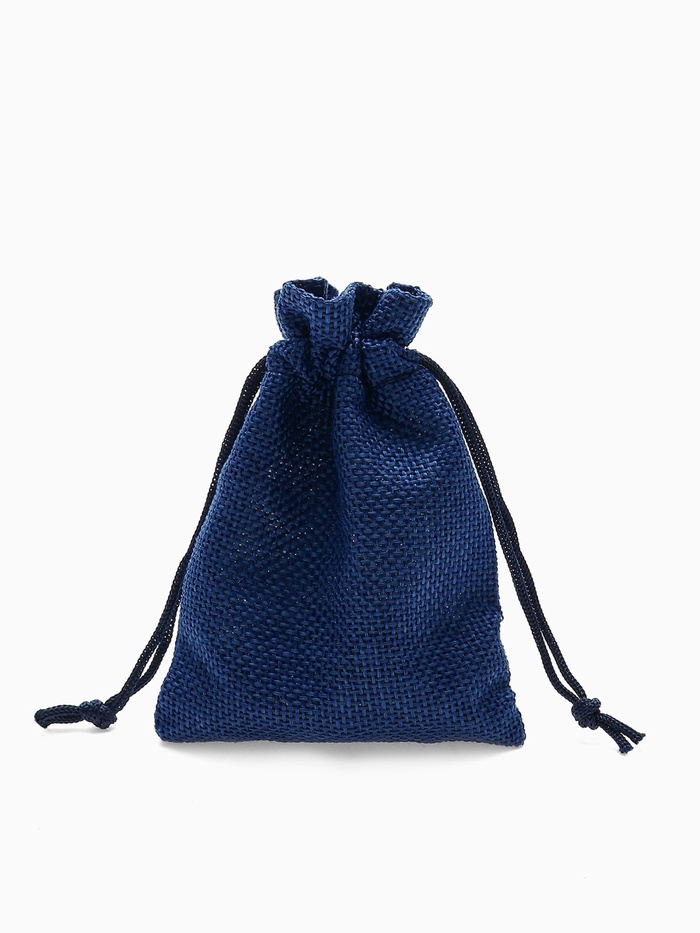 Мешочек подарочный «Льняной», 9×12 см, синий - Фото 1