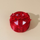 Лента атласная, подарочная упаковка, Love, красная, 2 см х 22.5 м - Фото 2