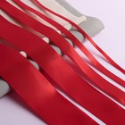 Набор атласных лент, 5 шт, размер лент: 6/10/20/40/50 мм × 23 ± 1 м, цвет бордовый - Фото 2