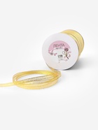 Лента парчовая, 6 мм, 500±1 м, цвет золотой - Фото 2