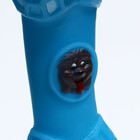 Игрушка пищащая "Кость с портретом" для собак, 15 см, голубая - Фото 3