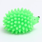 Игрушка пищащая "Ёж" большой для собак, 9 см, зелёная - Фото 3