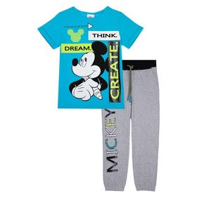 Комплект для мальчика Disney: футболка, брюки, рост 122 см