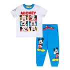 Комплект для мальчика Disney: футболка, брюки, рост 80 см - фото 109884121