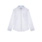 Рубашка текстильная на кнопках для мальчика, рост 134 см - Фото 2