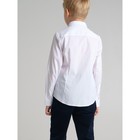 Рубашка текстильная на кнопках для мальчика, рост 134 см - Фото 5