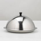 Тарелка-баранчик «Классика», 500 мл, d=20 см, толщина 0.8 мм, нержавеющая сталь - Фото 4