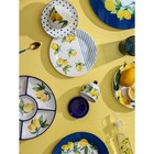 Менажница 5 ячеек Доляна «Лимон», d=26 см, цвет белый - Фото 5