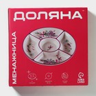 Менажница 5 ячеек Доляна «Лимон», d=26 см, цвет белый - Фото 10