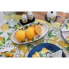 Блюдо овальное Доляна «Лимон», 28×14,5 см, цвет белый - Фото 6