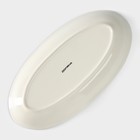 Блюдо овальное Доляна «Лимон», 28×14.5 см, цвет белый - Фото 4