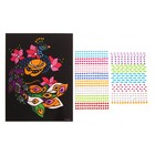 Аппликация стразами для детей. Мозаика «Павлин», набор для творчества - фото 21568219