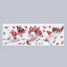 Наклейка интерьерная цветная «Пёсики с крыльями бабочек», 30×83 см - фото 60801761