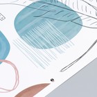 Наклейка интерьерная цветная «Абстракция. Листья», набор 2 листа, 30×90 см 7588676 - фото 16649020
