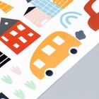 Наклейка интерьерная цветная «Автомобили в мегаполисе», 30×60 см - фото 120922518