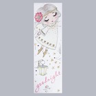 Наклейка интерьерная цветная «Малышка-ангел с фонариком», 30×90 см - фото 60801767