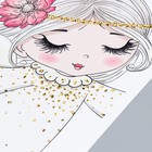 Наклейка интерьерная цветная «Малышка-ангел с фонариком», 30×90 см - фото 60801768