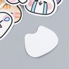 Наклейки для творчества "Мяу-мяу" набор 45 шт 4,4х4,4х1,1 см - фото 24337406