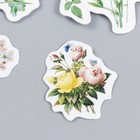 Наклейки для творчества "Букеты" набор 45 шт 4,4х4,4х1,1 см - фото 24749320