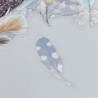 Наклейки для творчества "Пёрышки" набор 40 шт 12х9 см - фото 24636143