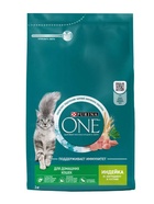 Сухой корм Purina One для домашних кошек, индейка/злаки, 3 кг - Фото 2