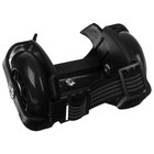 Ролики для обуви раздвижные ONLYTOP, светящиеся колёса РU 70 мм, ABEC 5, цвет чёрный - фото 318856484