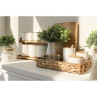 Корзинка для подачи Доляна «Камыш», 32×24×5.5 см, из соломы - Фото 9