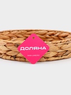 Корзинка для подачи Доляна «Камыш», d=24 см, из соломы - Фото 6