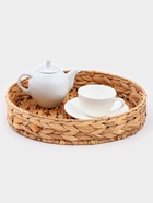 Корзинка для подачи Доляна «Камыш», d=32 см, из соломы - Фото 5