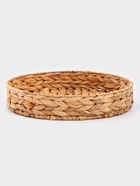 Корзинка для подачи Доляна «Камыш», d=32 см, из соломы - Фото 4