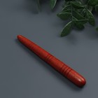 Массажёр «Палочка», деревянный, универсальный, 14,5 × 1,5 см, цвет «красное дерево» - Фото 5