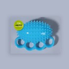 Массажёр «Мячик», с шипами, универсальный, 12 × 9 × 6 см, цвет голубой - Фото 8