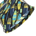 Мешок для обуви 440 х 365 мм, Erich Krause, плотность 300D, со светоотражающей полосой, Surf Team, синий/жёлтый - Фото 4