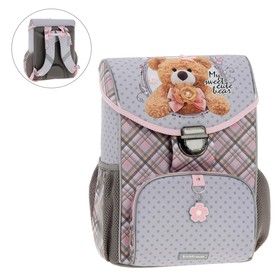 Ранец школьный на замке, 37 х 25 х 14 см, Erich Krause ErgoLine 15L, Teddy Bear 52590 7818513