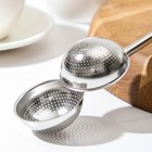 Сито для чая механическое Vent, серебристое - Фото 3