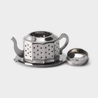 Сито для чая Magistro «Чайник Vent», цвет серебряный - Фото 3