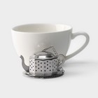 Сито для чая Magistro «Чайник Vent», цвет серебряный - фото 4350699