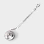 Ситечко для чая Magistro «Чайник Vent», нержавеющая сталь, серебристое - Фото 7